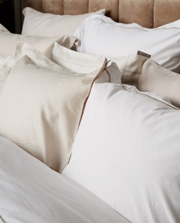 Hotel Sateen ζακάρ μαξιλαροθήκη 65x65 cm - Ανοιχτό μπεζ - Lexington
