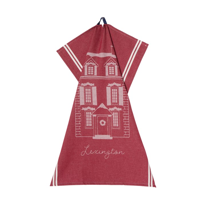 House οικολογικό βαμβάκι πετσέτα κουζίνας 50x70 cm, Red-white Lexington