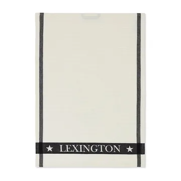 Icons Cotton Waffle πετσέτα κουζίνας 50x70 cm - Λευκό-σκούρο Γκρι - Lexington