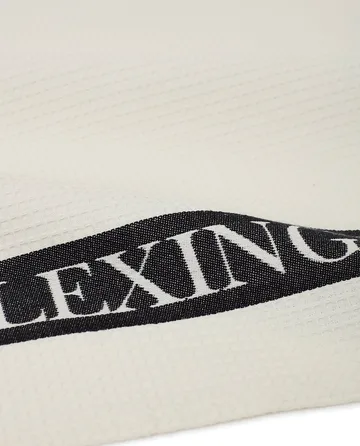 Icons Cotton Waffle πετσέτα κουζίνας 50x70 cm - Λευκό-σκούρο Γκρι - Lexington