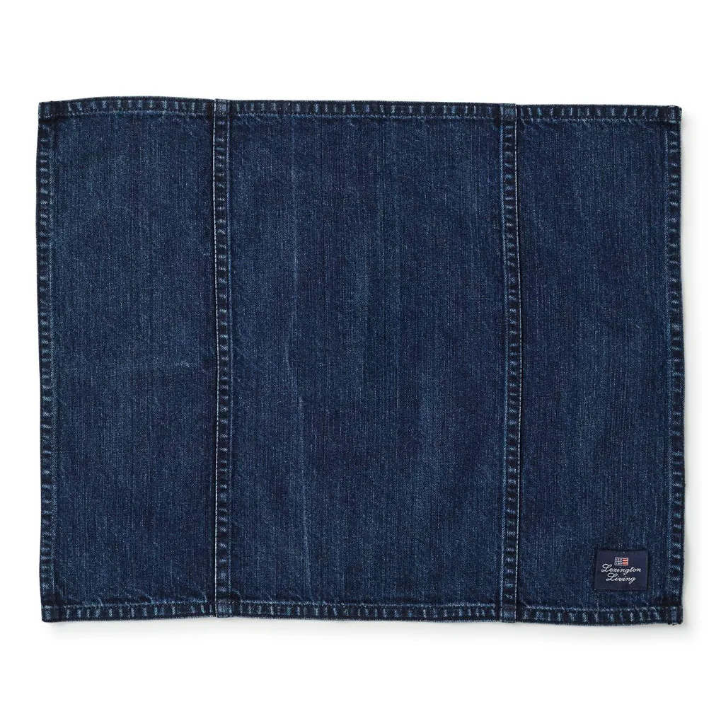 Icons Denim σουπλά 40x50 cm, μπλε τζιν Lexington