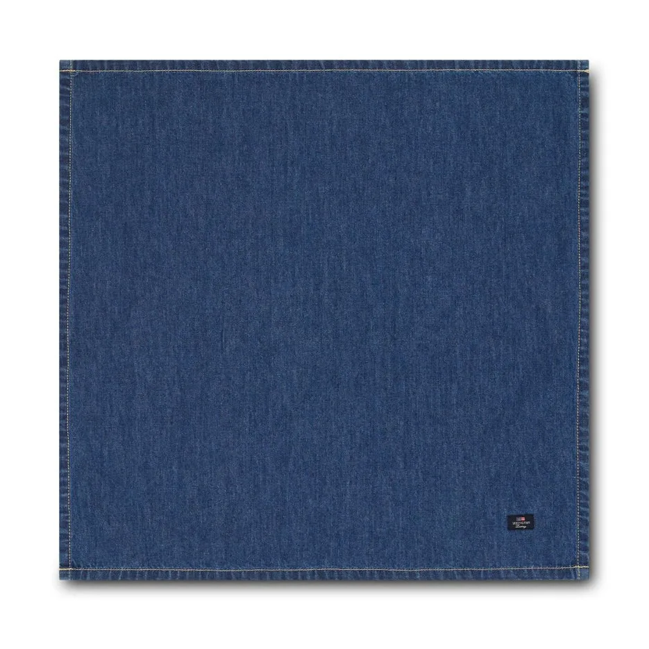 Icons Denim πετσέτα 50x50 cm, μπλε τζιν Lexington