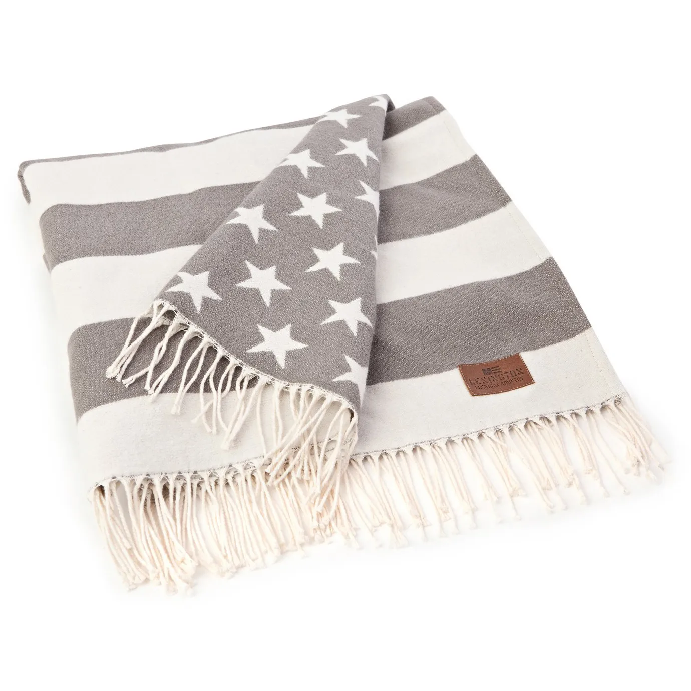 Icons Flag ριχτάρι 130x170 cm, λευκό-γκρι Lexington