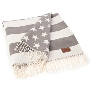 Icons Flag ριχτάρι 130x170 cm - λευκό-γκρι - Lexington