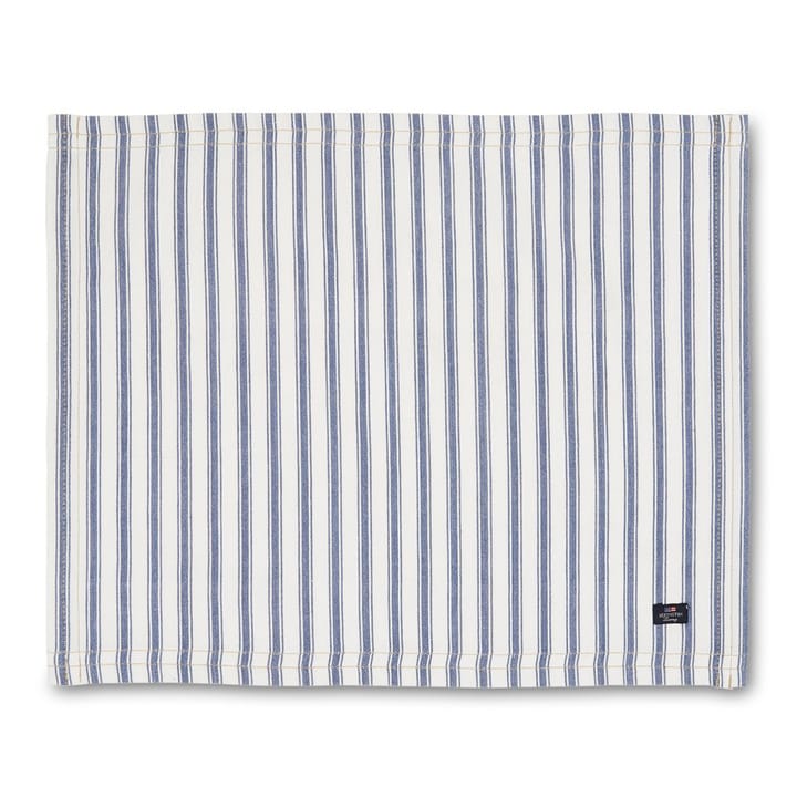 Icons Herringbone ριγέ σουπλά 40x50 cm - μπλε-λευκό - Lexington