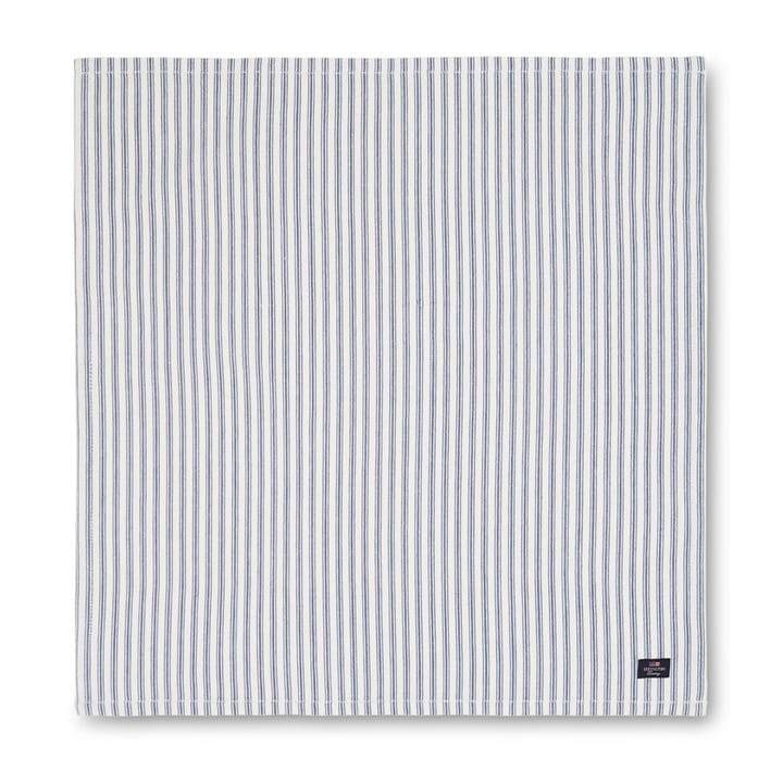 Icons Herringbone ριγέ πετσέτα 50x50 cm - μπλε-λευκό - Lexington