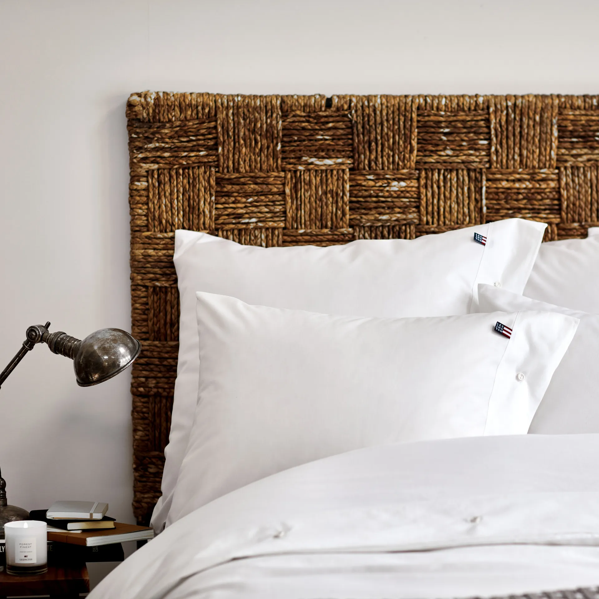 Icons Pin Point μαξιλαροθήκη 50x60 cm, λευκό Lexington