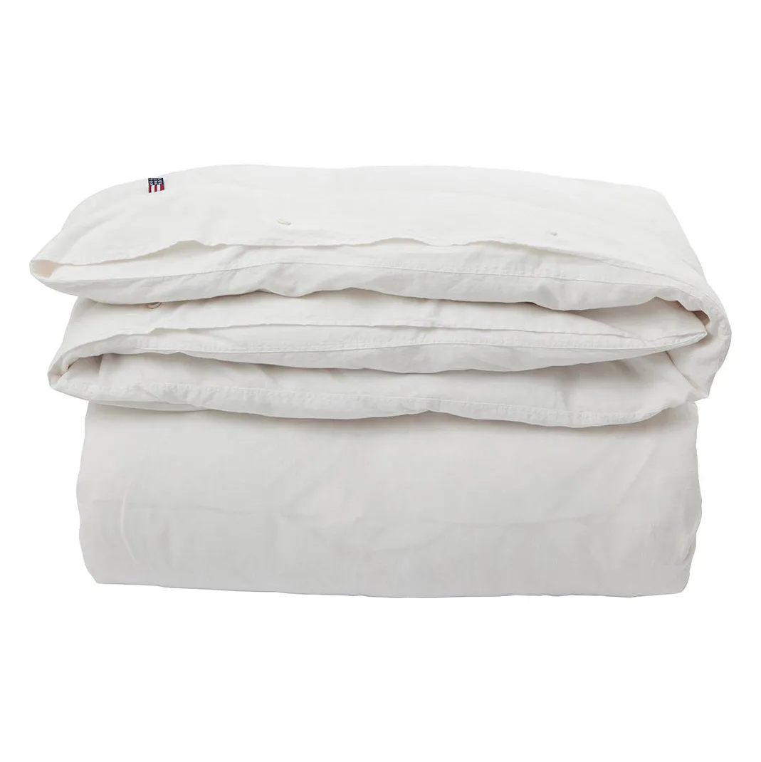 Icons Poplin παπλωματοθήκη 150x210 cm, λευκό Lexington