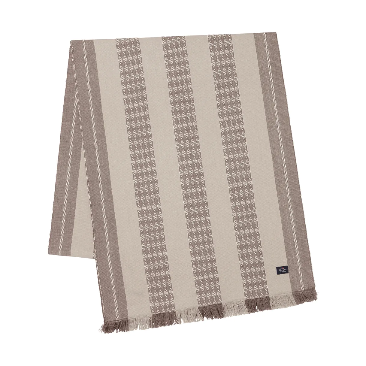 Τραβέρσα Jacquard Striped 50x250 cm, Beige Lexington