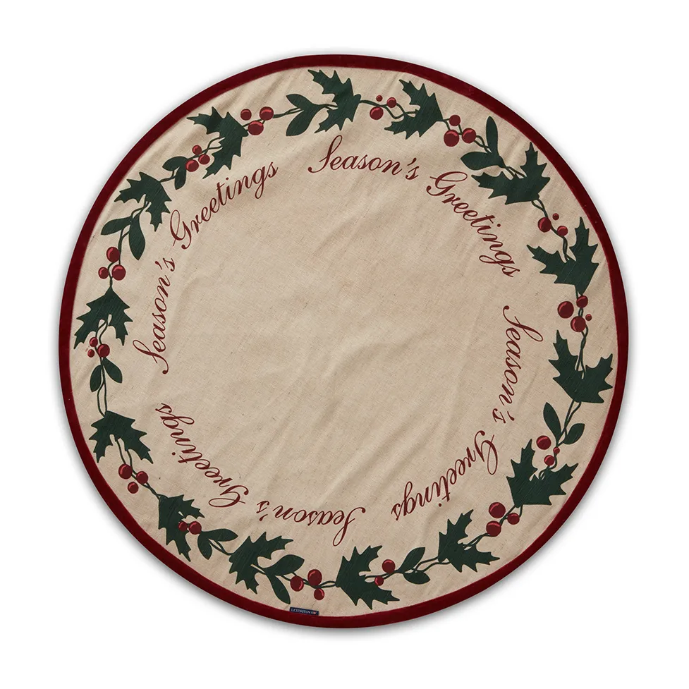 Jute Cotton Christmas Tree χαλάκι δέντρου Ø110 εκ., Μπεζ Lexington