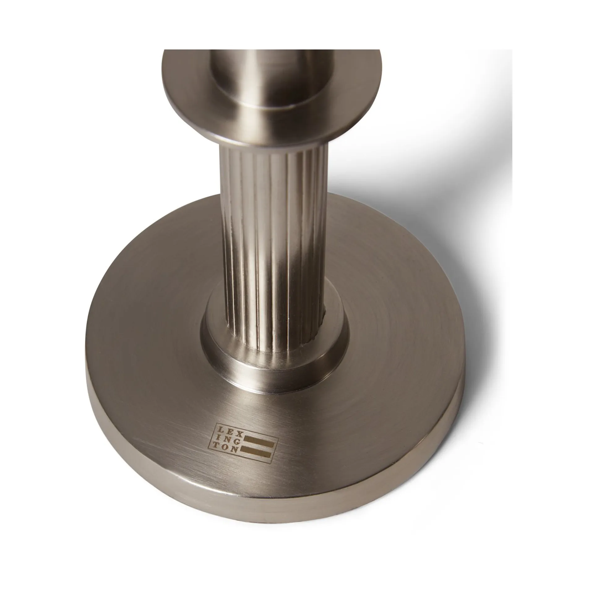 Κηροπήγιο Lexington ριγέ 20 εκ, Ορείχαλκος Lexington