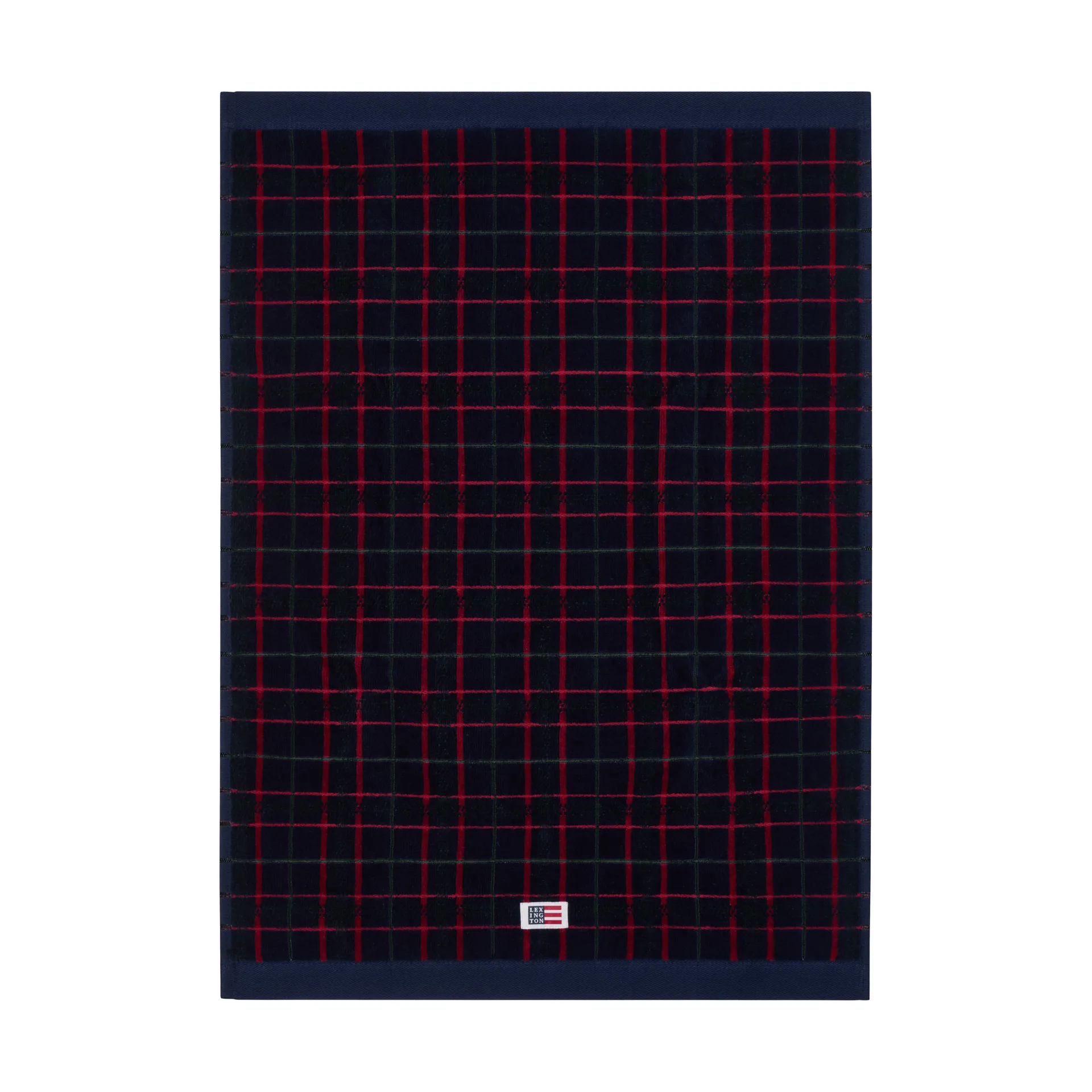 Lexington checked πετσέτα 2-πακέτο, Σκούρο μπλε-πράσινο, 50x70 εκ. Lexington