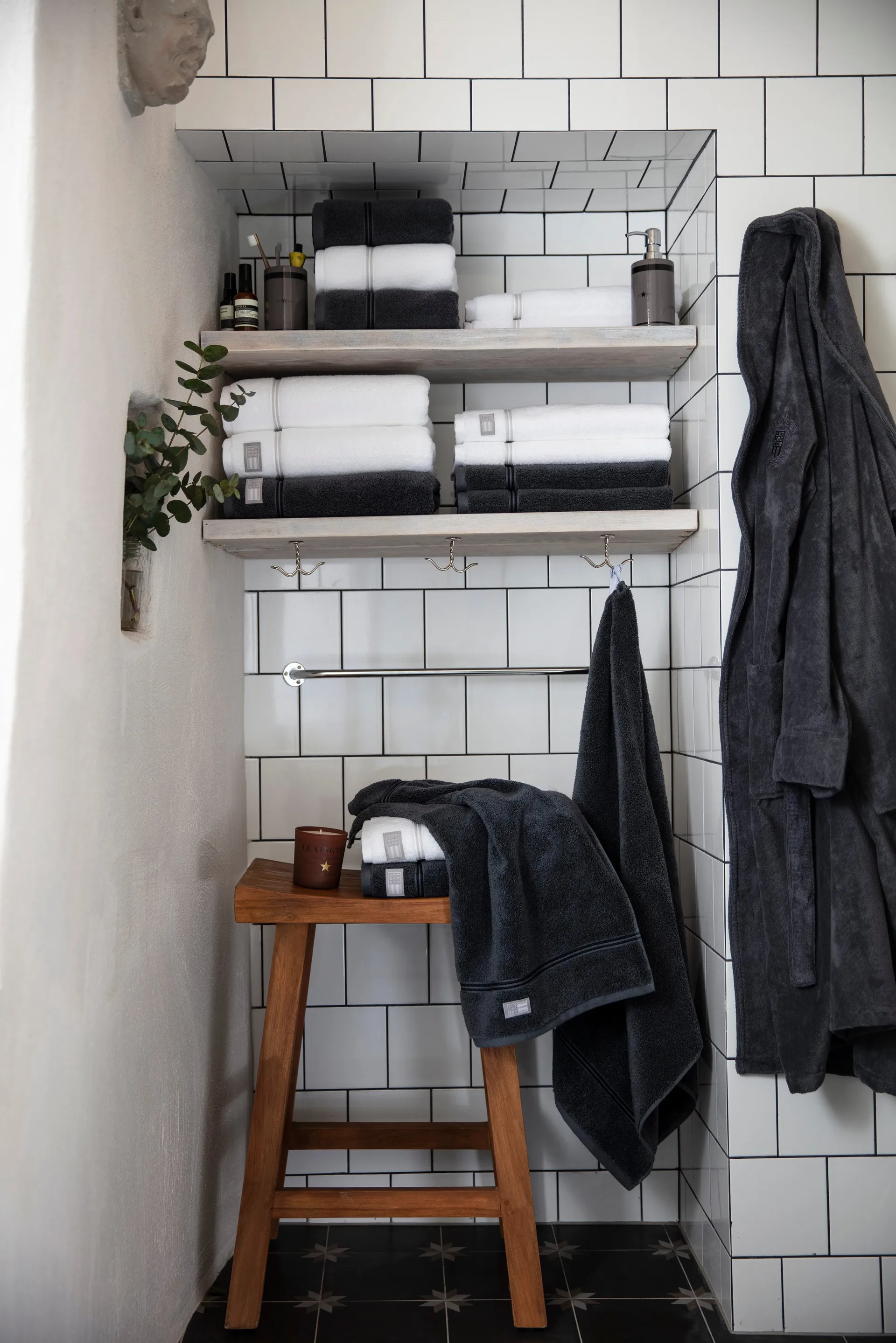 Lexington Hotel πετσέτα 50x70 cm, Λευκό-μπεζ Lexington