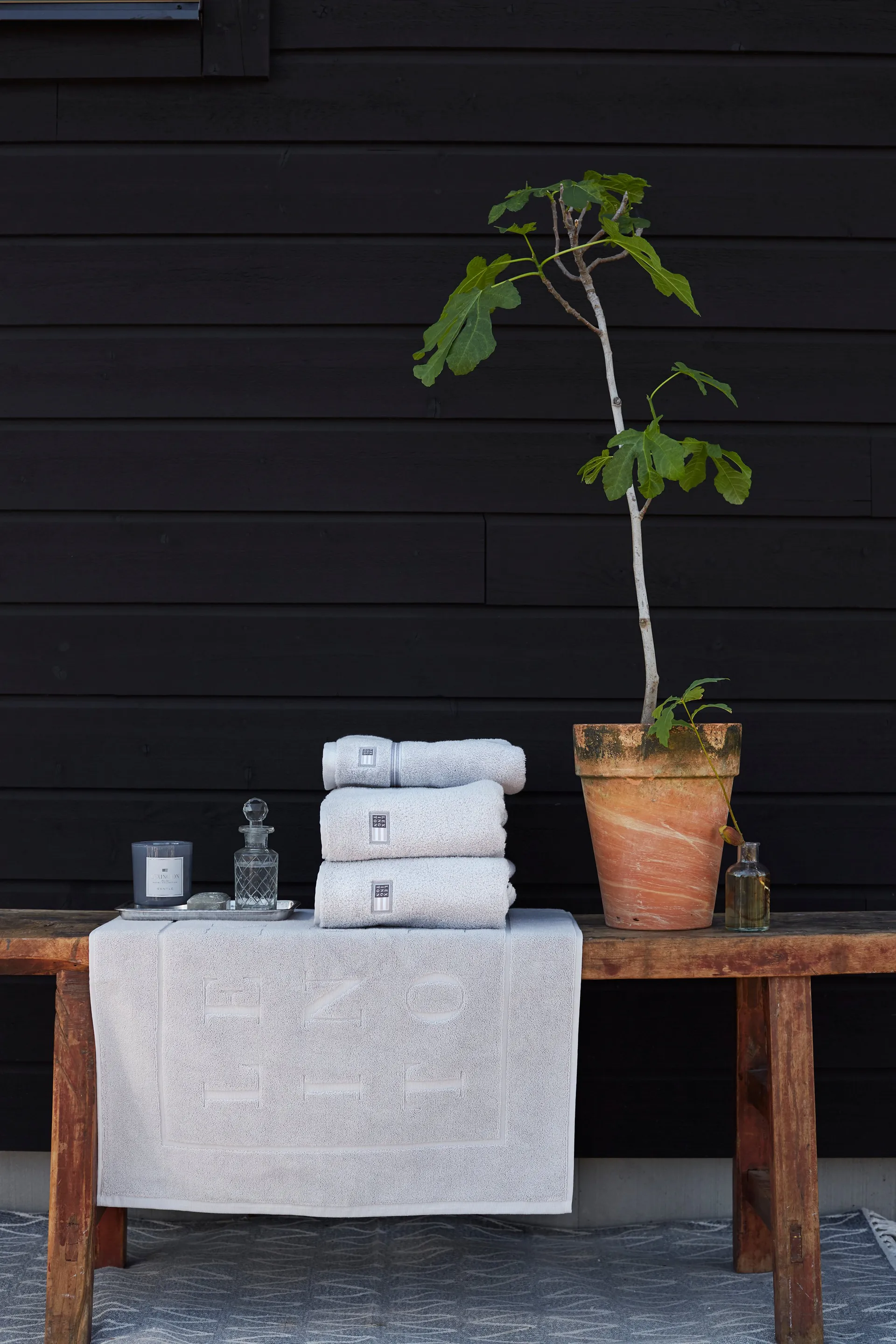 Lexington Hotel χαλάκι μπάνιου 60x90 cm, Ανοιχτό γκρι Lexington