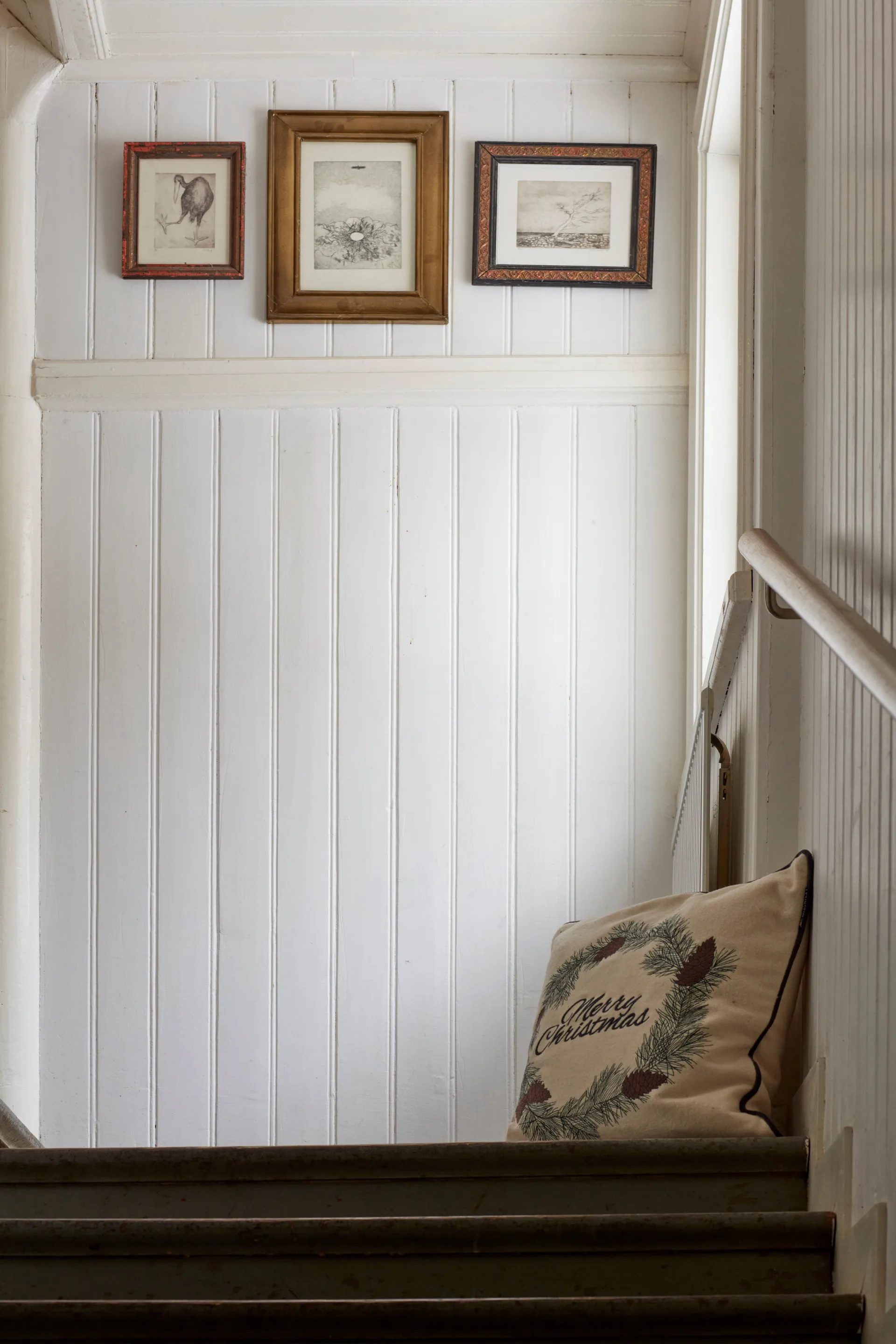 Merry Christmas Wool Mix Μαξιλαροθήκη, 50x50 εκ, Λευκό-πράσινο-μπεζ Lexington