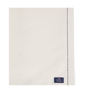 Σουπλά Org Cotton Oxford stitches 40x50 cm - Beige-dark grey - Lexington