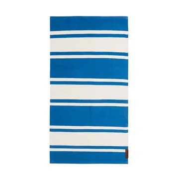 Οργανικό χαλί Organic Striped Cotton 170x240 cm - Blue-white - Lexington