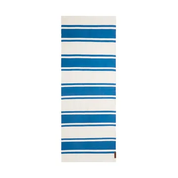 Χαλί εισόδου Organic Striped Cotton 80x220 cm - Blue-white - Lexington