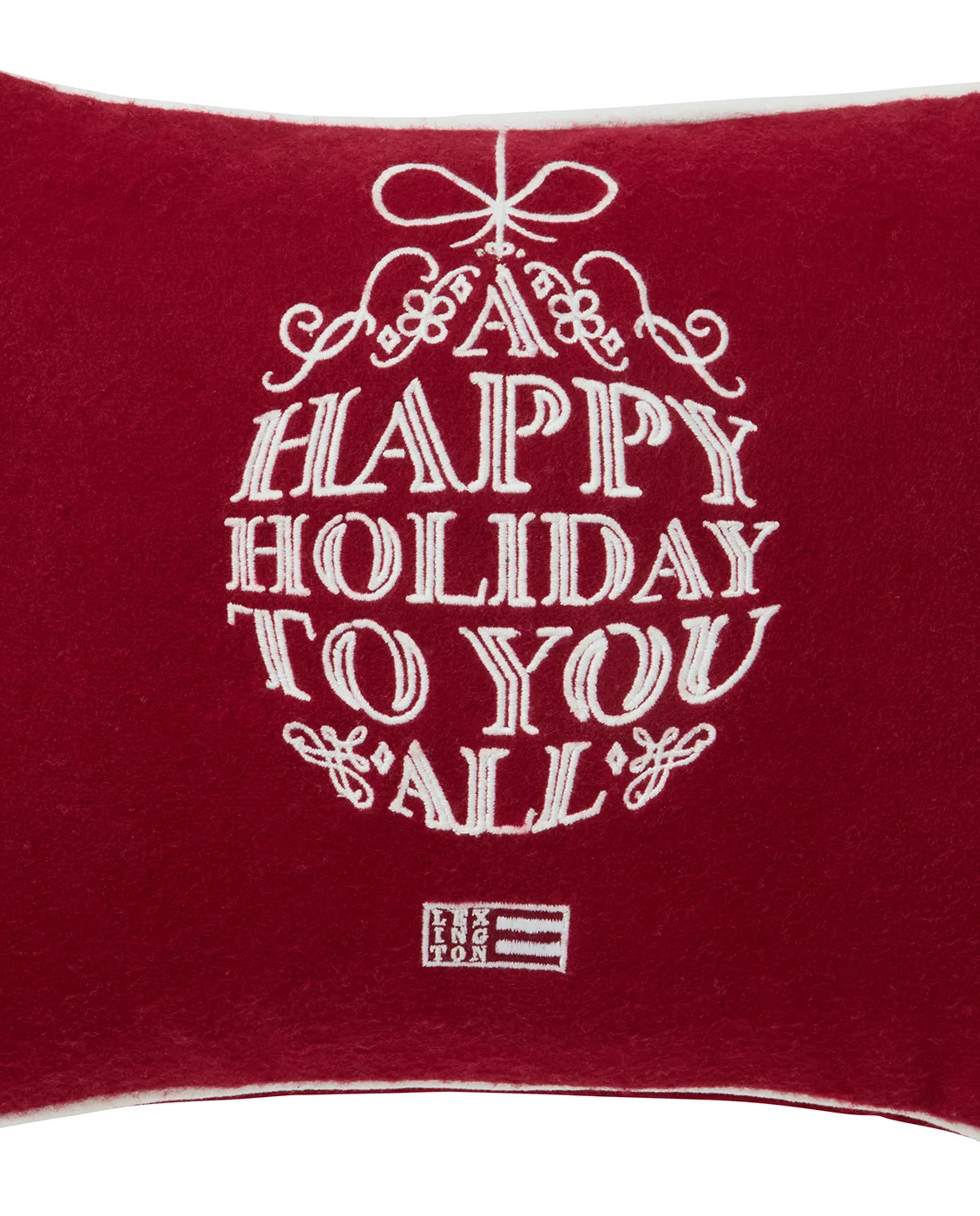 Ornament μείγμα μαλλιού μαξιλάρι 30x40 cm, Red-white Lexington