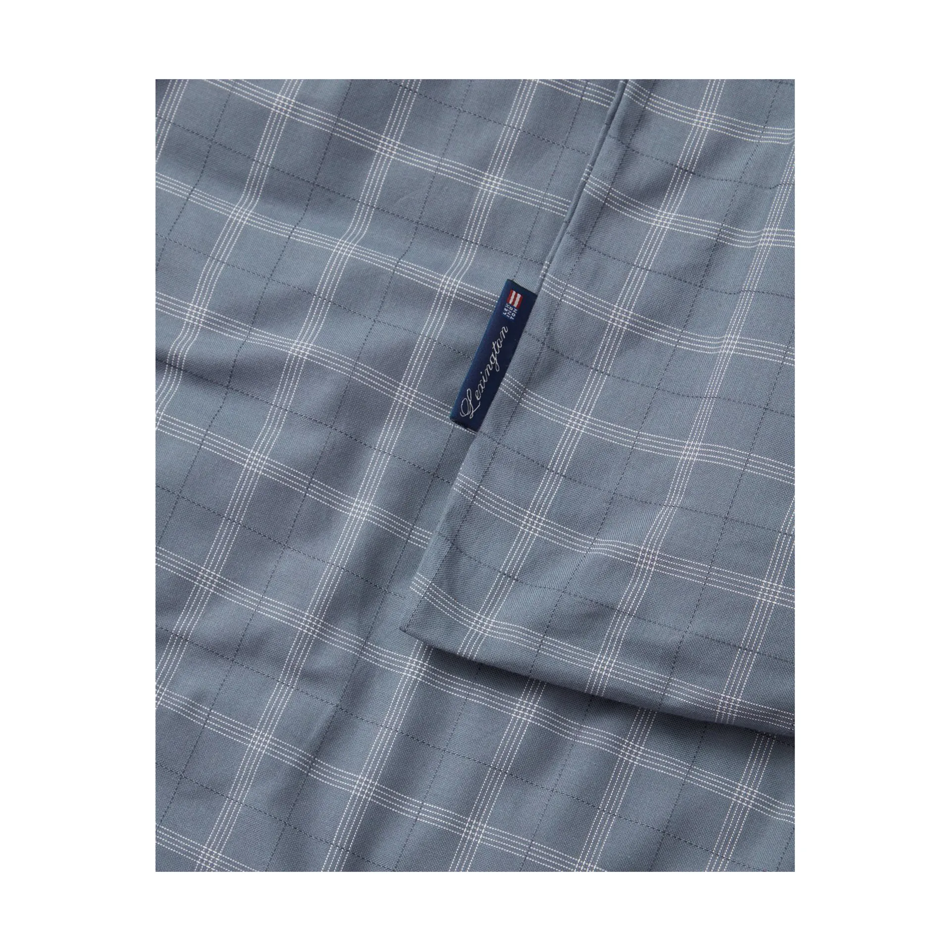 Καρό Pinpoint Oxford παπλωματοθήκη 150x210 cm, Dove Lexington