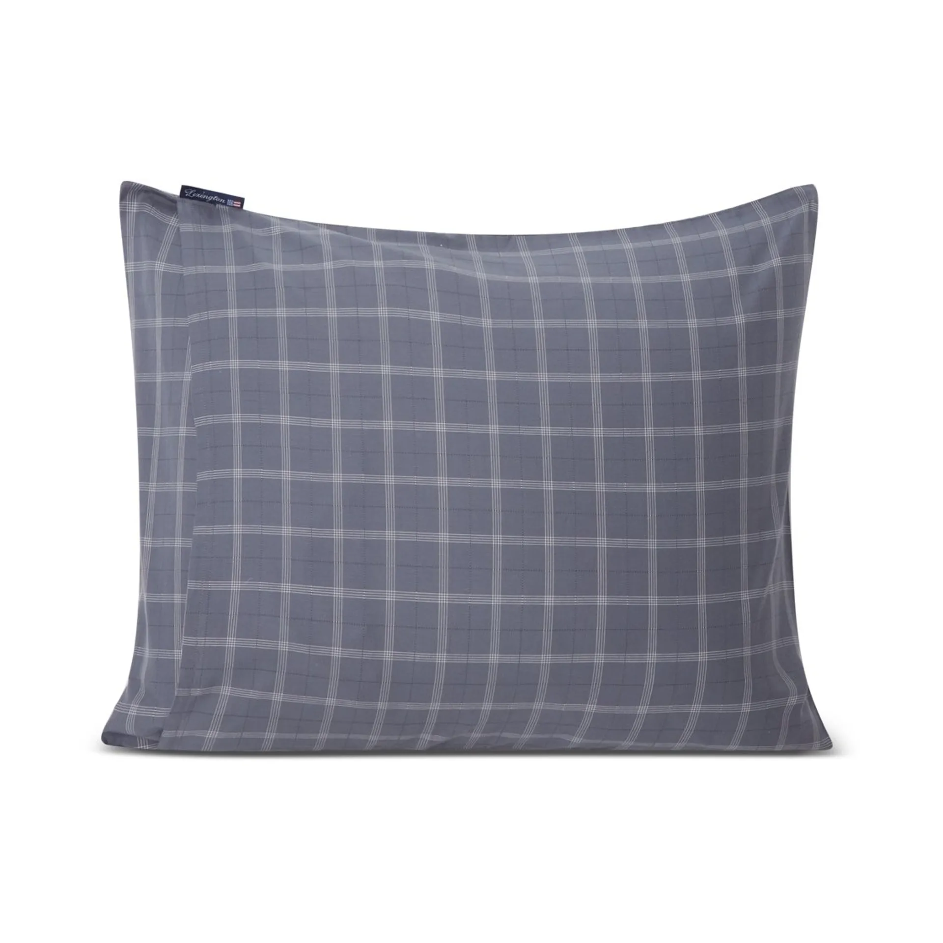 Καρό κάλυμμα μαξιλαριού Pinpoint Oxford 50x60 cm, Dove Lexington