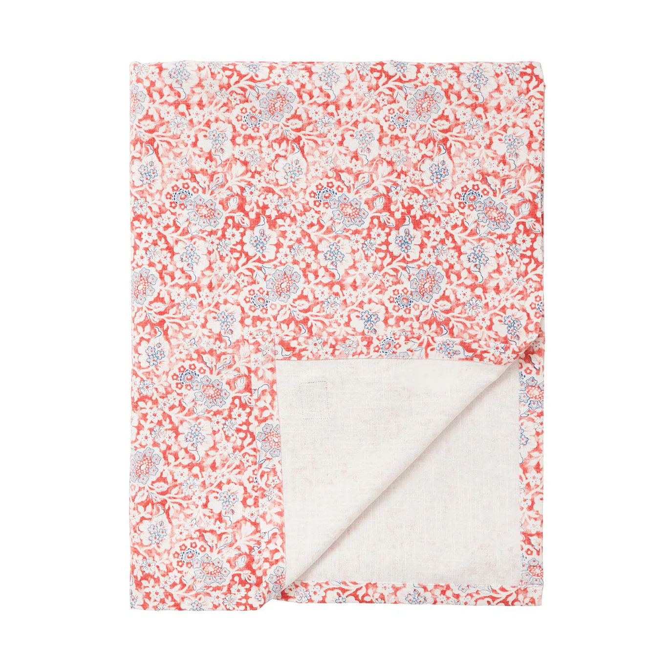 Τραπεζομάντιλο Printed Flowers Recycled Cotton 150x250 cm, Coral Lexington