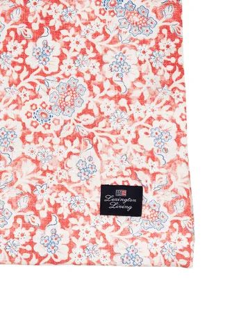 Τραπεζομάντιλο Printed Flowers Recycled Cotton 150x250 cm - Coral - Lexington