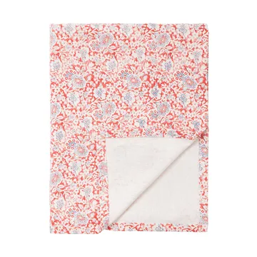 Τραπεζομάντιλο Printed Flowers Recycled Cotton 150x250 cm - Coral - Lexington