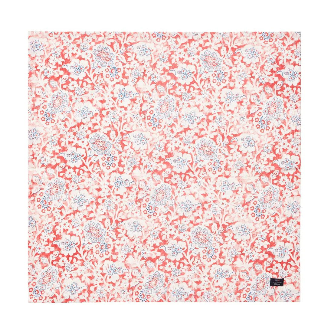 Υφασμάτινη πετσέτα Printed Flowers Recycled Cotton 150x250 cm, Coral Lexington