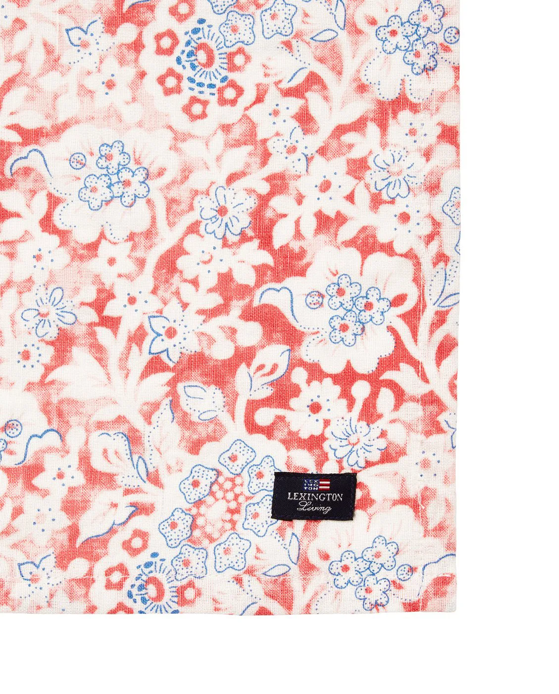 Υφασμάτινη πετσέτα Printed Flowers Recycled Cotton 150x250 cm, Coral Lexington