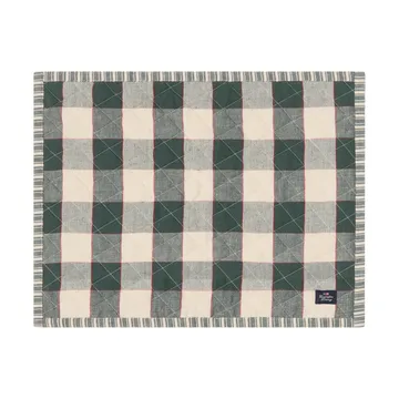 Quilted διπλής όψης σουπλά - Πράσινο-ανοιχτό μπεζ-κόκκινο, 35x45 εκ. - Lexington
