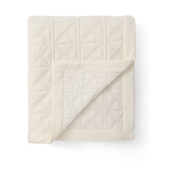 Καπιτονέ βελούδινο κάλυμμα Quilted organic cotton velvet 160x240 cm - Άσπρο - Lexington