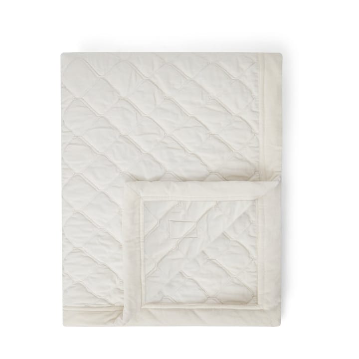Quilted Organic Cotton Velvet Κουβερλί, 160x240 εκ, Snow white Lexington