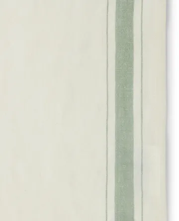 Side πετσέτα ριγέ από οργανικό βαμβάκι 50x50 cm - Λευκό-πράσινο - Lexington