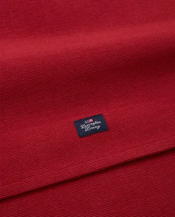 Side Striped Organic Cotton Rib Τραπεζομάντιλο ράνερ, 50x250 εκ - Κόκκινομπεζ - Lexington