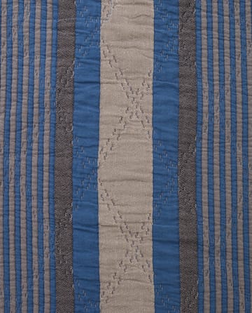 Side Striped Soft Quilted κάλυμμα 160x240 cm - Μπλε - Lexington
