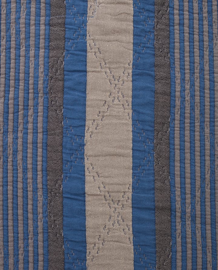 Side Striped Soft Quilted κάλυμμα 160x240 cm - Μπλε - Lexington