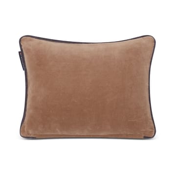 Ski Lodge Organic Cotton Velvet Μαξιλάρι, 30x40 εκ - μπεζ-σκούρο γκρι - Lexington