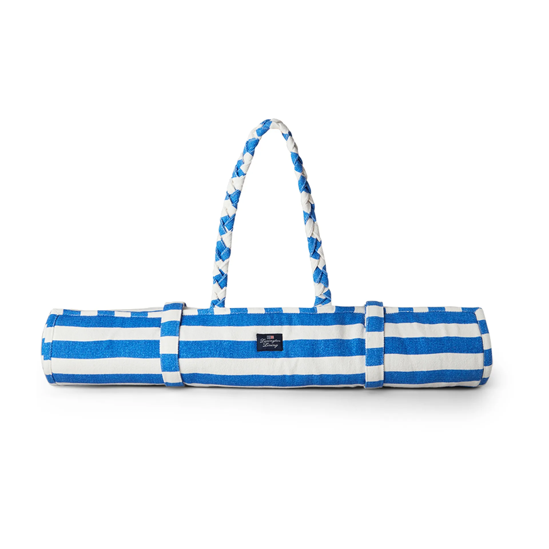 Striped χαλί παραλίας 190x70 εκ, Μπλε-λευκό Lexington