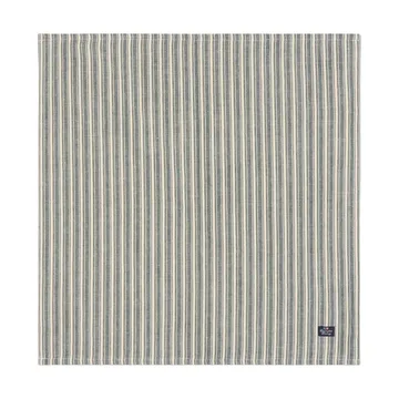 Striped λινές χαρτοπετσέτες - Πράσινο-ανοιχτό μπεζ, 50x50 εκ. - Lexington