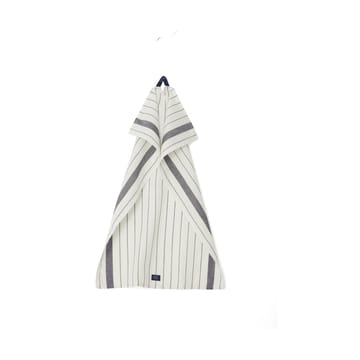 Πετσέτα κουζίνας Striped Cotton Linen 50x70 cm - White - Lexington