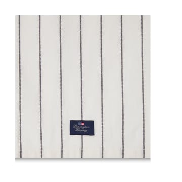 Πετσέτα κουζίνας Striped Cotton Linen 50x70 cm - White - Lexington
