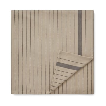 Striped Organic Cotton τραπεζομάντηλο 150x350 εκ - Beige-dark grey - Lexington