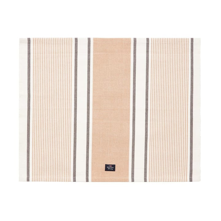 Τραπεζομάντιλο Striped Organic Cotton 40x50 cm - Beige - Lexington