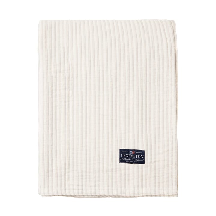 Κ�άλυμμα κρεβατιού Striped Reversable Oraginc Cotton 260x240 cm - Off white - Lexington