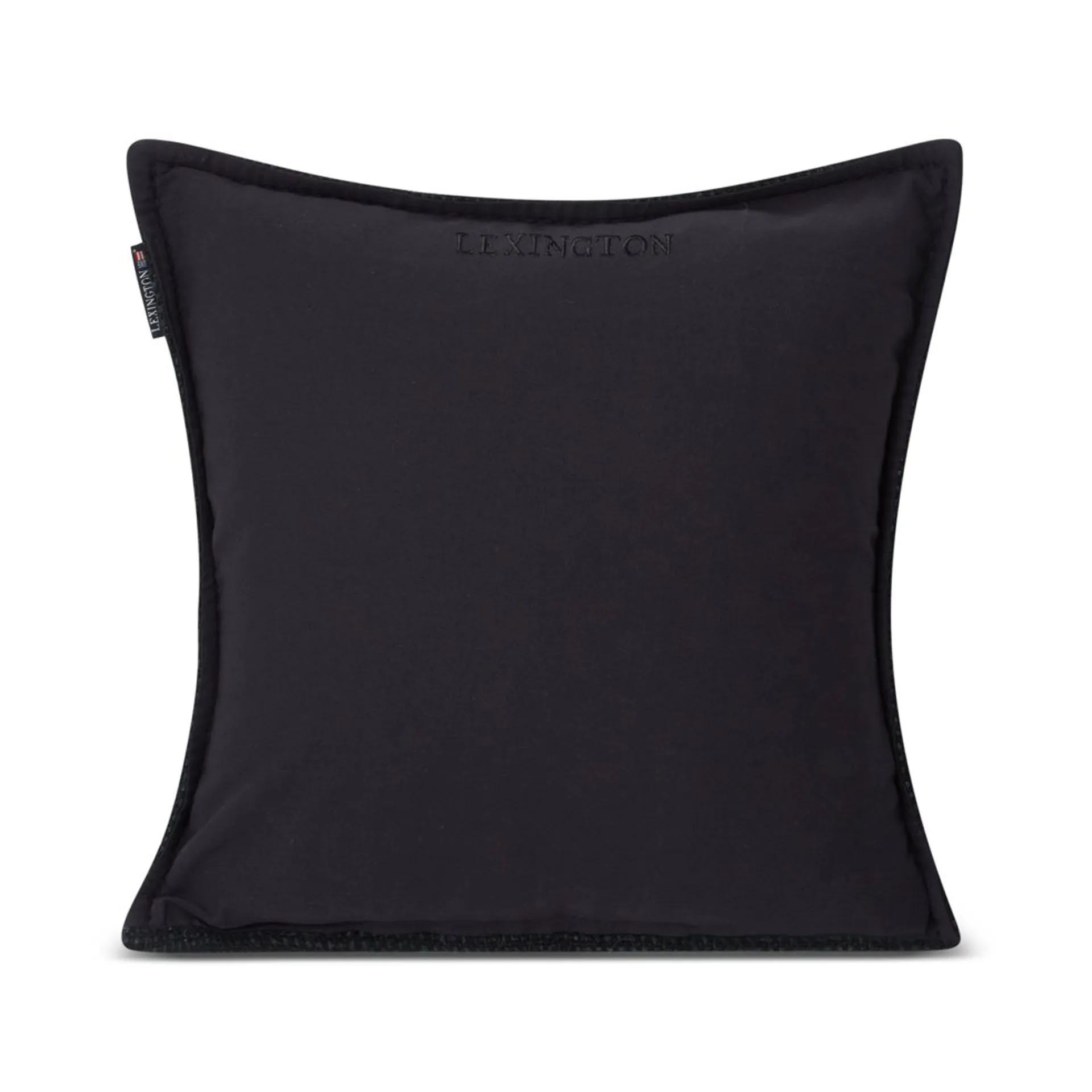 Structured Wool Cotton mix κάλυμμα μαξιλαριού 50x50 cm, Σκούρο γκρι Lexington