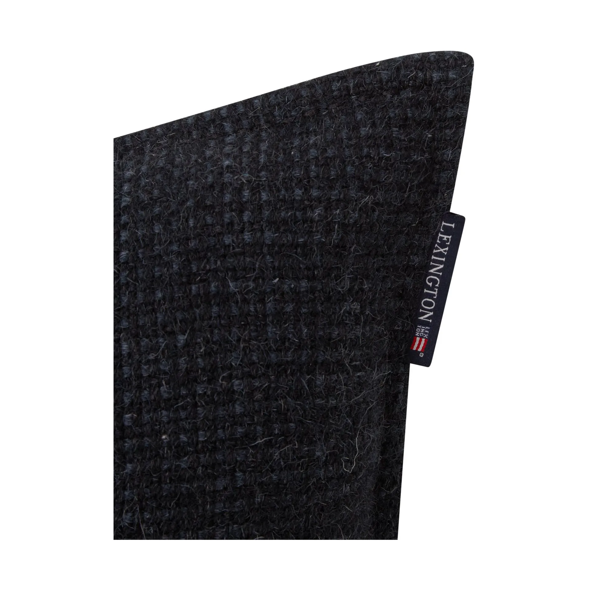 Structured Wool Cotton mix κάλυμμα μαξιλαριού 50x50 cm, Σκούρο γκρι Lexington