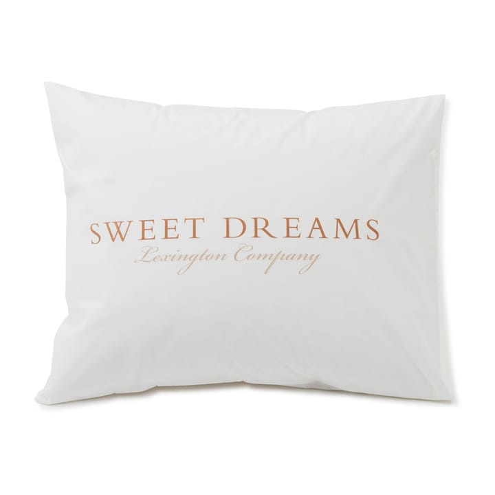 Μαξιλαροθήκη με τύπωμα Sweet Dreams 50x60 cm, Λευκό Lexington