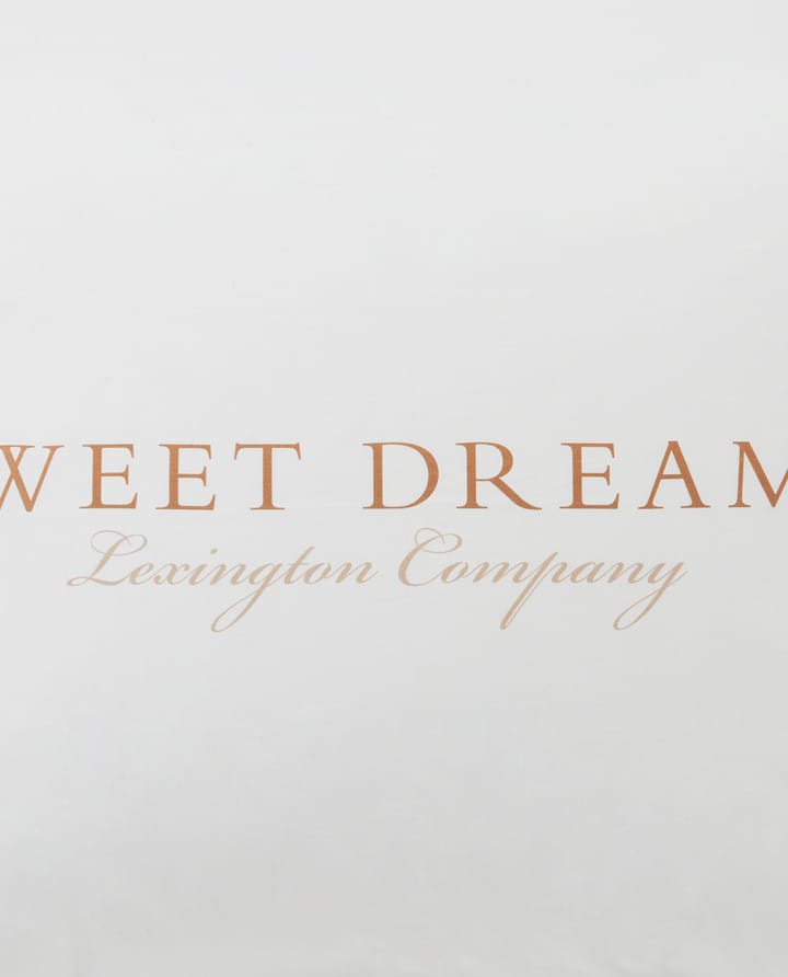 Μαξιλαροθήκη με τύπωμα Sweet Dreams 50x60 cm, Λευκό Lexington