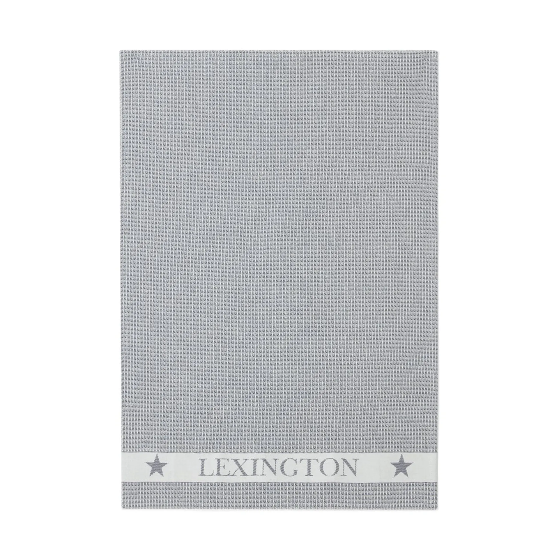 Βαμβακερή πετσέτα κουζίνας Waffle 45x70 cm, Dark grey-white Lexington